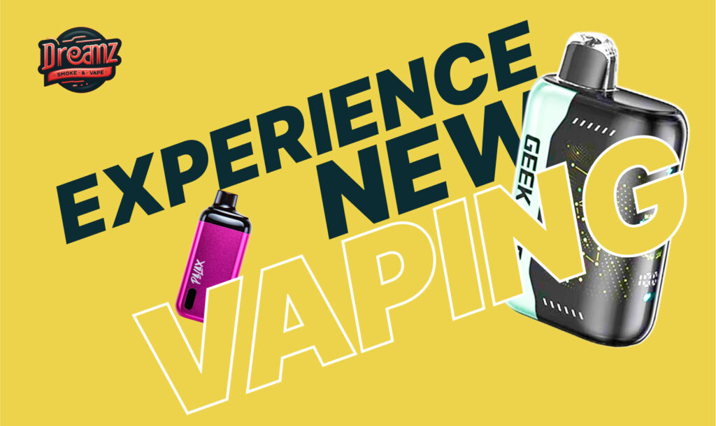 Experience a new vaping with our new disposable vaporizers at Dreamz Smoke and Vape