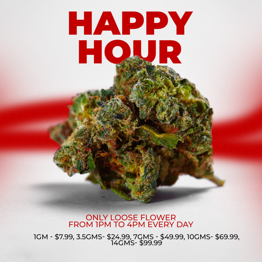 Happy Hours discounts displayed at Dreamz Smoke and Vape, the best vape shop in the USA, with exciting pricing offers.