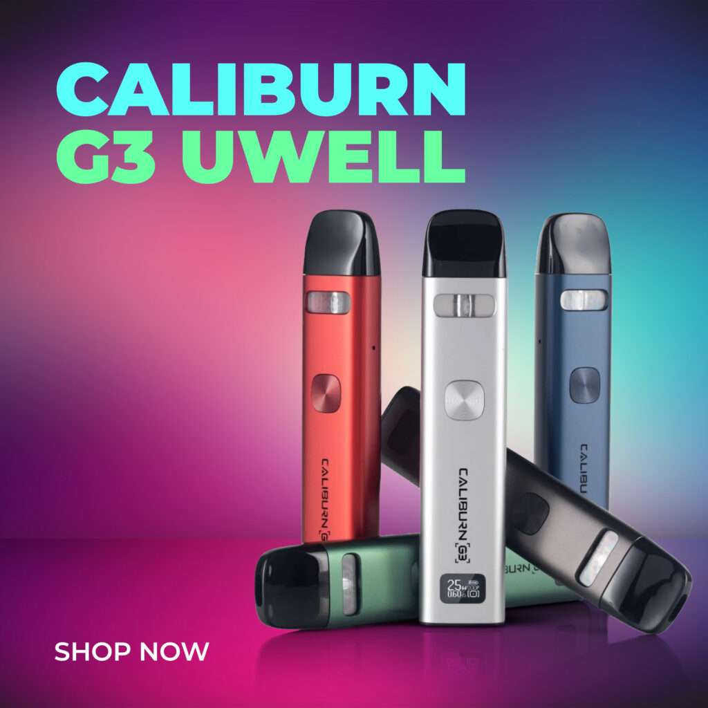 Uwell Caliburn G3 available at Dreamz Smoke and Vape